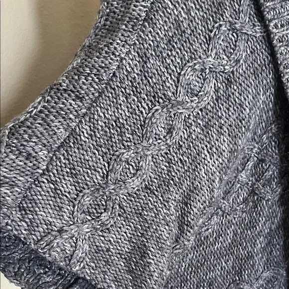 a.n.a Charcoal Knit Open Cardigan - Picture 5 of 13